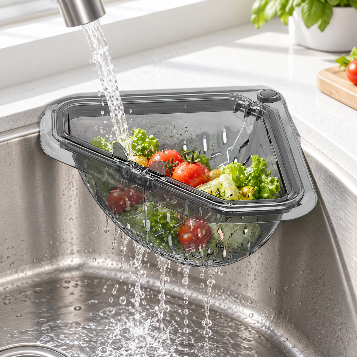Triangle Sink Strainer Basket
