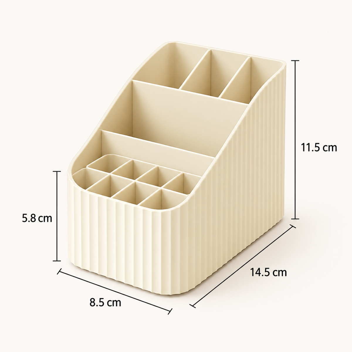 Four-Compartment Cosmetic Organizer