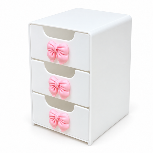 Tiered Makeup Organizer with Drawers