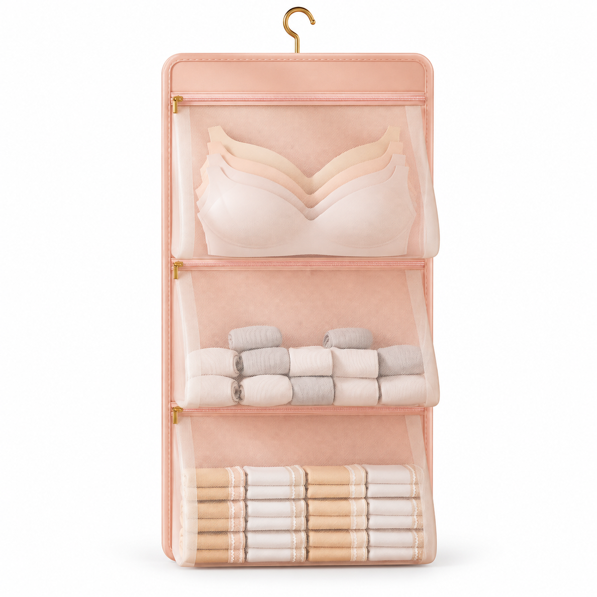 Three-Tier Hanging Underwear Organizer