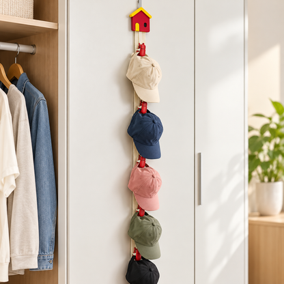 Wall-Mounted Hat Organizer