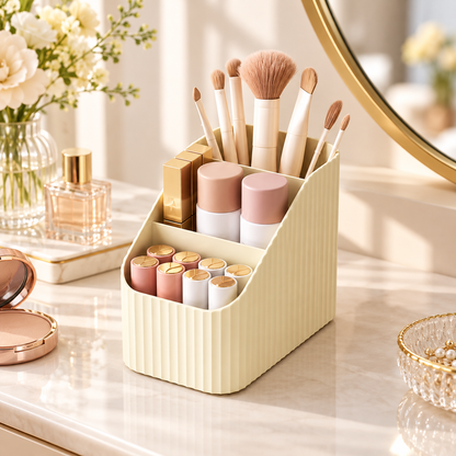 Four-Compartment Cosmetic Organizer