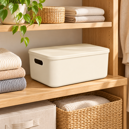 Stackable Storage Box with Lid