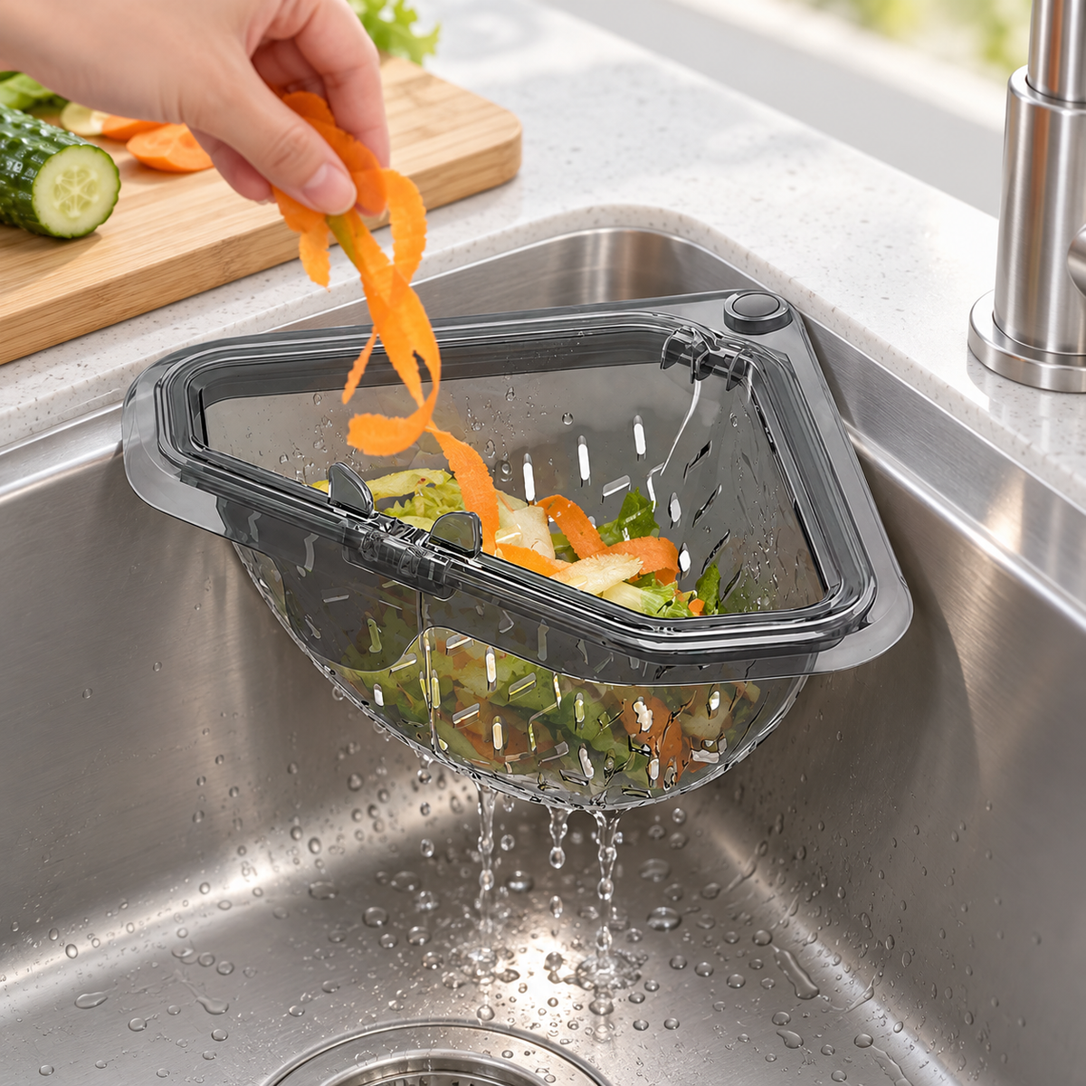 Triangle Sink Strainer Basket